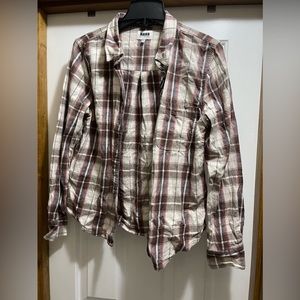 Bass Outdoor Large long sleeve plaid shirt